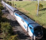 AMTK 186  7Nov2012  NB Train 22 (Texas Eagle) out of SNEED at Anderson Lane